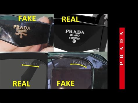 fake prada vs real glasses|genuine Prada sunglasses.